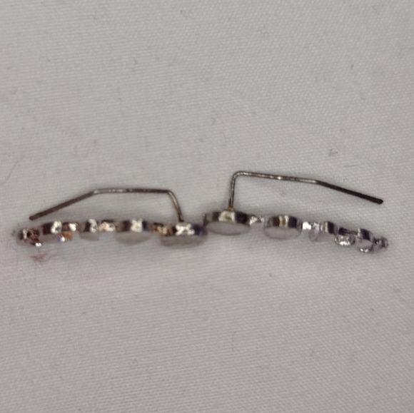 Moon Phase, Lunar Cycle Ear Climber, Crawler, Earrings, Bohemian Boho Hippie - Picture 2 of 2